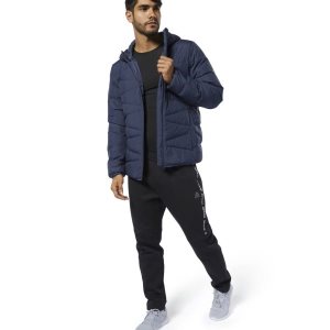 Reebok Outdoor Lightweight Down Jacke Herren - Navy - DE 043-TXW